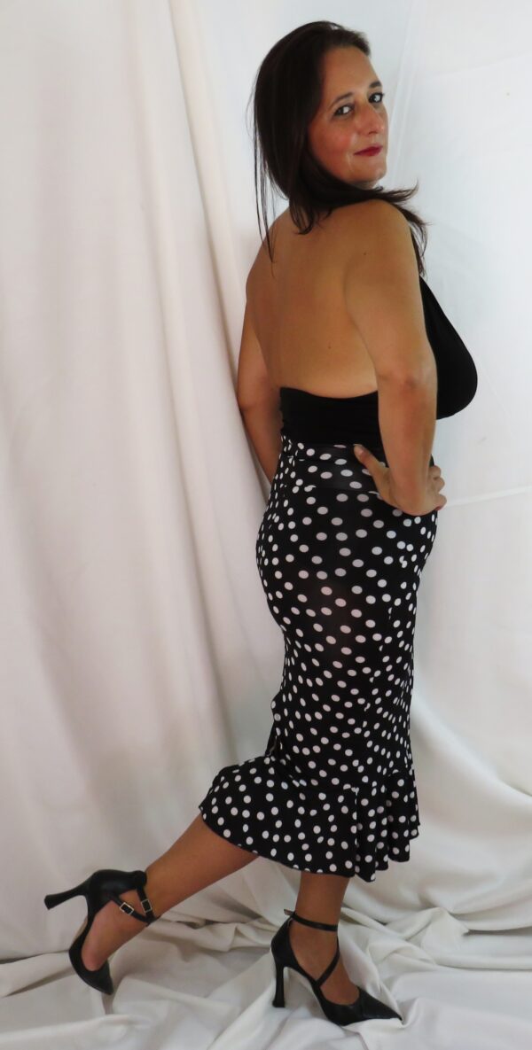 Gonna tango longuette co spacco